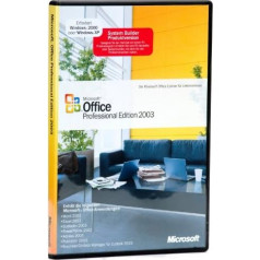 SB/MS OfficePro 2003+SP2 CD W32 1pk, ieskaitot Word, Excel, Outlook, PowerPoint, Publisher, Access