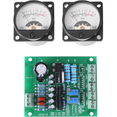 VU mērītāja plate 2x VU mērītājs Warm Warm Light Recording + Audio līmeņa pastiprinātājs ar draiveru plati