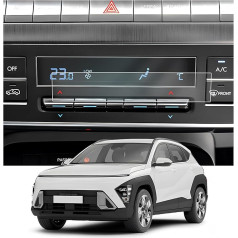 CDEFG Saderīgs ar Hyundai Kona SX2 2024 Electric EV Hybird Gaisa kondicionieris Ekrāna aizsargplēve Kona SX2 EV Hybird 4H Pret skrāpējumiem izturīgs caurspīdīgs ekrāna aizsargs Auto plēve Kona SX2 2024 Piederumi