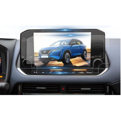 BIBIBO Premium Navigation Film priekš Nissan Qashqai J12, Nissan Connect 2021-2023, 9 collu PET ekrāna aizsargplēve automašīnai, Nissan Qashqai J12 ekrāna aizsargplēve, ekrāna aizsargplēve (2 gabali)