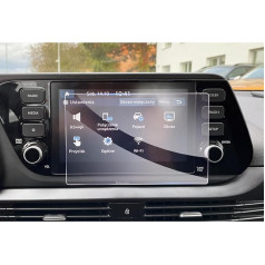 GAFAT 8 collu ekrāna aizsargstikls, saderīgs ar Hyundai i20/N Line/Active 2021-2024 2025 Navigation Screen Protector, stikla aizsargstikls i20 2023 8 collu skārienekrānam, triecienizturīgs, 9H pret skrāpējumiem