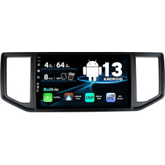 SXAUTO Android 13 Auto radio VW Crafter (2004-2015) - Iebūvēts CarPlay Android Car - LED kamera + mikrofons - 4G + 64G - DAB 360-CAM stūres vadības pults vadība Fast Boot WiFi Bluetooth DSP - 2 DIN IPS 10.1