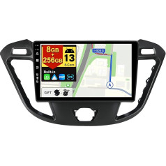 BXLIYER Android 13 - [8G + 256G, 8-core] - Autoradio Ford Tourneo Transit Custom (2013-2021) - Bezvadu CarPlay/Android Car - Kamera un mikrofons - IPS 9 collu 2 DIN - DAB stūres vadības stūres rats Fast Boot