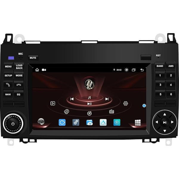 DDKUS Auto radio priekš Mercedes Benz W169 B200 W245 W639 Vito Viano W906 Sprinter, 7 collu Android 13 skārienekrāns, atbalsta CarPlay/Android Car + Bluetooth WiFi (4+64G)