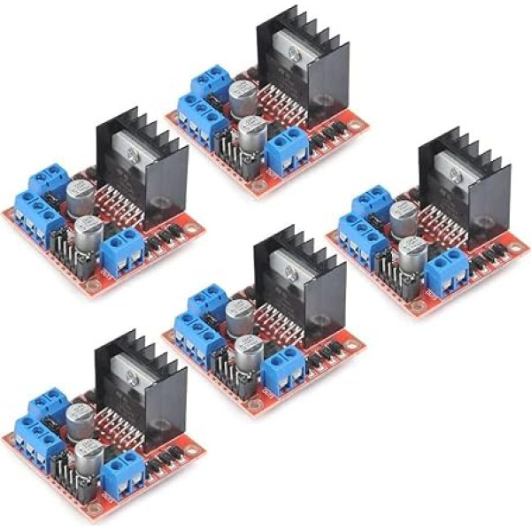 Fasizi 5 x L298N Dual H Bridge Stepper Motor Driver Board for Arduino