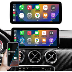 Ninetom Auto radio ar 10,25 collu skārienekrānu 2013-2015 Mercedes Benz A/B klases GLA CLA W176 W246 C117 X117 X156 ar NTG 4.5/4.7 Atbalsta Apple Carplay/Android Auto/Mirrorlink