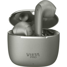 Vieta Pro Fit 2 austiņas, True Wireless, Bluetooth 5.3, Touch Control un balss palīgs, 16 stundu darbības laiks, metāla apdare