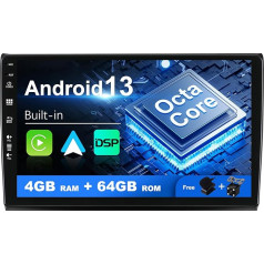 BXLIYER Android 13 IPS auto radio piemērots Fiat Bravo (2006-2012) - Iebūvēts Carplay/Android Car/DSP - LED kamera + MIC - 4G + 64G - DAB 360 kamera Vadāmā stūres rata vadība Fast Boot WiFi AHD - 2 DIN