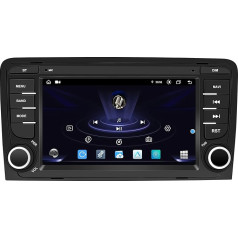 DDKUS Android 13 auto radio Audi A3 S3 RS3 8P 2003-2013, 7 collu auto radio ar SD USB funkciju Carplay Android auto Bluetooth stūres kontrole (8+128G)