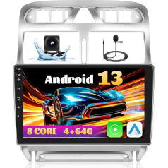 Inefala [8 Core/4G+64G] Upgrade Radio Android 13 mit Wireless Carplay für Peugeot 307 2007-2013 mit 9