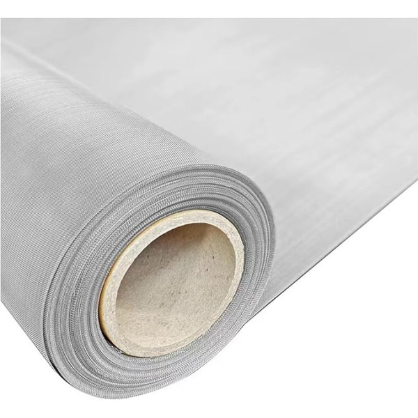 400 Acs 304 nerūsējošā tērauda stiepļu siets Nerūsējošā tērauda sieta filtra siets Lapu filtrēšanas audums (400 acs, 30 cm x 120 cm)