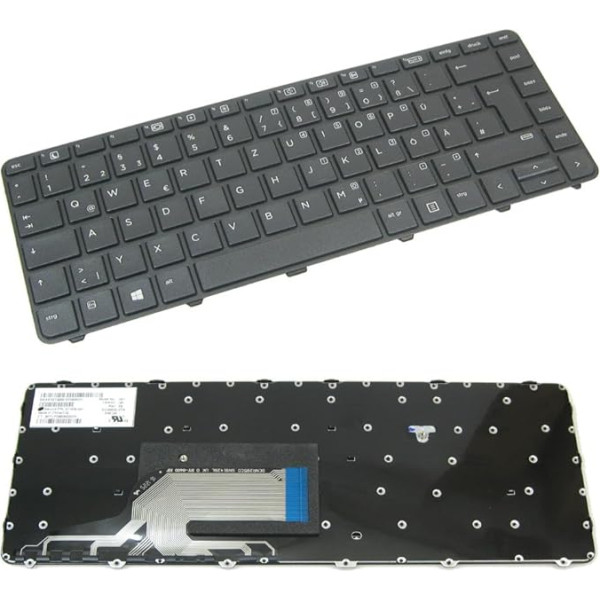 Oriģinālā QWERTZ vācu klaviatūra priekš HP Probook 430 G3 440 G3 445 G3 430 G4 440 G4 640 G2 645 G2 Series Aizstāj 811839-041 826368-041 830325-00 1 811 861-001