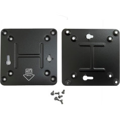 Gintai Mounting Plate of the Bracket with Screws without Skull or Hades Replacement for Intel NUC Vesa 4th 5th 6th 7th 8th 10th 11th, Plaque Murale, Support Mural Standard