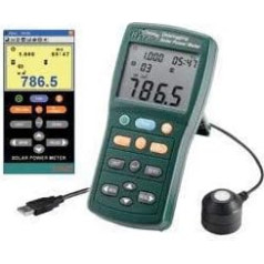 Gowe Solar Power Meter (Datenaufzeichnung) LCD displejs 4 ciparu LCD displejs