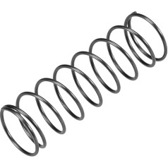 sourcing map Saspiešanas atspere 16mm OD 1mm Stieples izmērs 32.5mm Saspiestais garums 50mm Brīvs garums 5.5N Slodzes kapacitāte - 65mm Iepakojumā 10 gab.