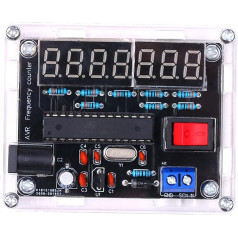 Weytoll Frekvenču mērītājs 10MHz DIY komplekts Frekvenču skaitītājs AVR frekvence ar odometru Frekvenču mērīšana ar odometra izšķirtspēju 0.000 001Hz