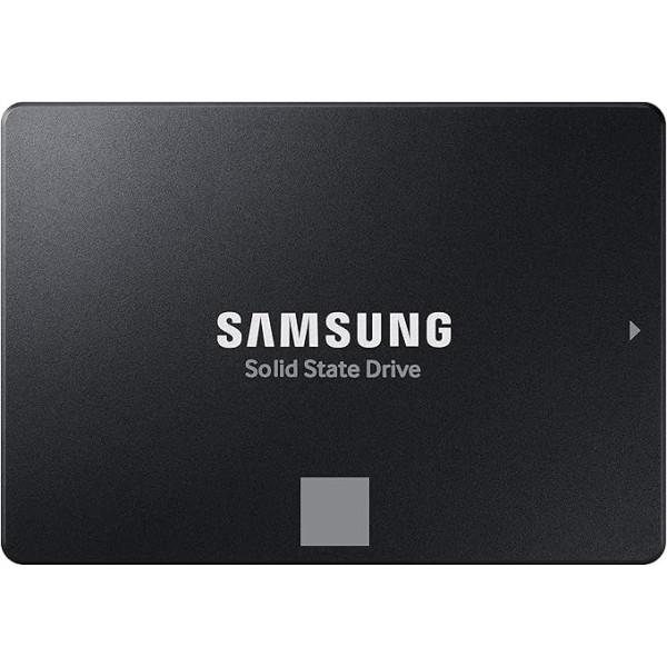 Samsung 870 EVO SATA III 2,5 collu (6,35 cm) SSD, 2 TB, 560 MB/s nolasīšanai, 530 MB/s ierakstīšanai, iekšējais SSD, cietais disks ātrai datu pārsūtīšanai, MZ-77E2T0B/EU