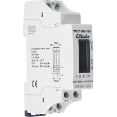 Eltako 28032615 WSZ15DE-32A Wechselstromzaehler digital 32A 1St, 230 V