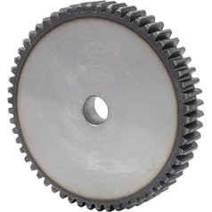 NPQRKJYH 1 Stück Spur Gear 2M 45/46/47/48T Grobes Loch14 Mm Zahnrad Kohlenstoffarmer Stahl Material Pinjon Zahnrad Gesamthöhe 20 Mm(48 Teeth)