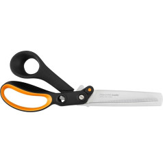 Fiskars 9168 - ServoCut šķēres smagiem darbiem (24 cm, zobveida asmenis)