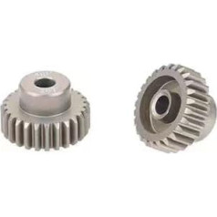 Motor Pinion, Gear, Motor Pinion, 2 Pieces 48DP Motor Pinion Durable 15T-30T Pinion Motor Gear Combination Set for 1/10 RC Car 3.175 mm Wave Motor Brushed Brushless Motor (Colour: 48P 19T)