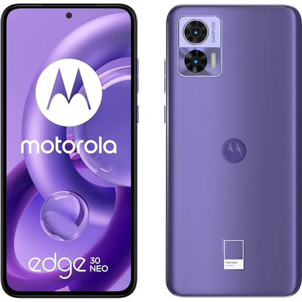 Motorola Edge 30 neo 15,9 cm (6,28) Dual SIM Android 12 5G USB Type-C 8 GB 128 GB 4020 mAh Violeta krāsa