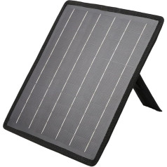 Gettimore Solar Panel 10W portatīvais saules bateriju lādētājs Ūdensizturīgs rezerves barošanas avots apdzīvojamajam automobilim, nojumei, treilerim, autofurgonam un laivai