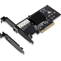 10Gbe PCI-E tinklo kortelė su 82599EN(X520-DA1) valdikliu, 10Gb vieno prievado SFP+ PCI-E tinklo kortelė, 