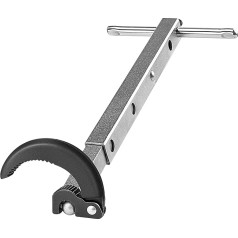 HAUTEC Länge Verstellbarer Standhahnmutterschlüssel, Kapacitāte 2,5 Zoll (64 mm) PL0027