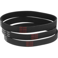 130J6 Gumijas Poly V siksna 6 Rib PJ V-Ribbed Belt 330mm garums x 14mm platums x 3.5mm biezums Rūpniecisko zobratu piedziņas siksna Pack of 3