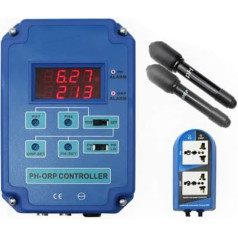 Kombikontrolieris Vadības regulators Regulators 2-Fach-Messgerät (PH+Redox) CO2-Wert Aquarium Süß- und Salzwasser (0-1000mV) P13