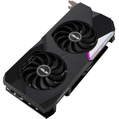 ASUS Dual Radeon RX6750 XT 12GB OC Edition spēļu grafiskā karte (AMD Radeon RX6750 XT, 12GB GDDR6 atmiņa, 1x HDMI 2.1, 3x DisplayPort 1.4a, DUAL-RX6750XT-O12G)