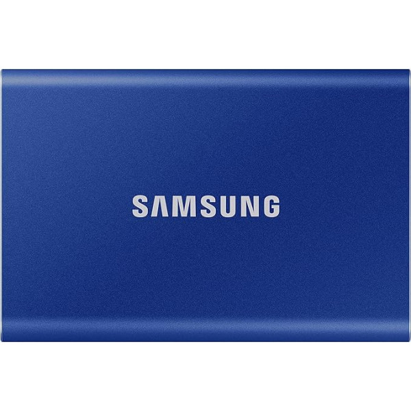 Samsung T7 Portable SSD - 2 TB - USB 3.2 Gen.2 ārējais SSD Indigo zils (MU-PC2T0H/WW)