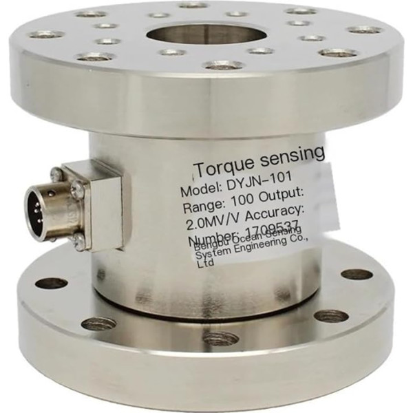 CIJIAOPOYU Statischer Drehmomentsensor, Doppelflansch, rotierende Torsion, Nicht kontinuierliche Torsionskraft, 20 Nm, 500 Nm, 5000 Nm, Wandler, kompakte Struktur(50000Nm)