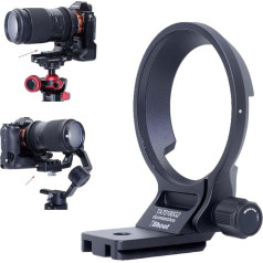 iShoot objektīva apkakle statīva stiprinājuma gredzens saderīgs ar Tamron 70-180mm F2.8 Di III VC VXD G2 A065 E-Mount Mount Arca-Swiss Fit Quick Release plate for Arca Fit Head Clamp and Stabilizer