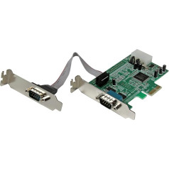 StarTech. com PEX2S55 3LP - 2 portu LP PCI Express sērijas karte