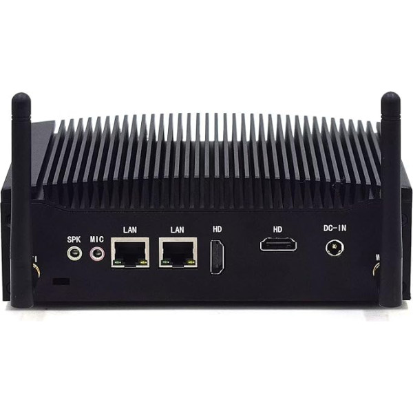 WEIDIAN Fanless PC Industrial Mini PC Win 11 Pro i5 16GB RAM 512GB SSD Core i5 8260U Mini Desktop Computer 2HD RS232 Mini Desktop PC Industrial PC Linux RJ45 Dual Band Biznesam Mājas