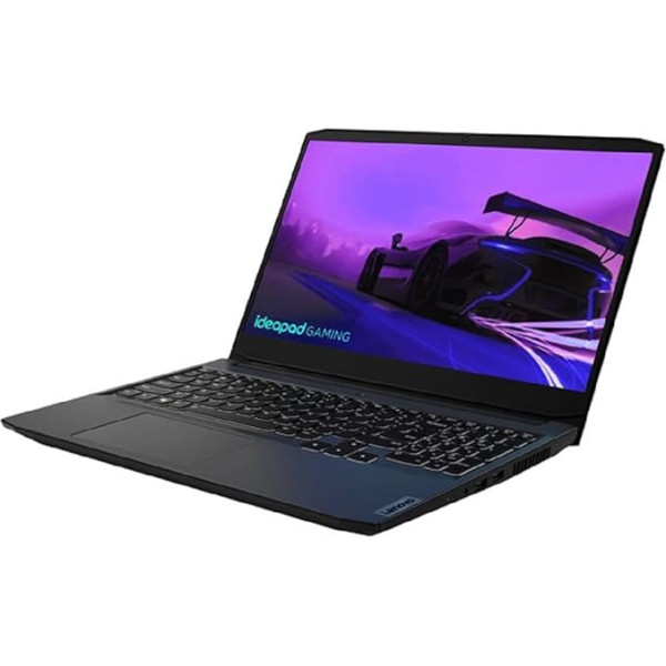 Lenovo IdeaPad Gaming 3 klēpjdators, 15,6 collu Full HD displejs, AMD Ryzen 5 5600H, 16 GB RAM, 512 GB SSD, NVIDIA GeForce RTX 3060 6GB, Win11 Home, | QWERTZ, melns