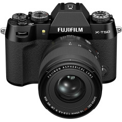 FUJIFILM X-T50 Black / 16-50 mm komplekts