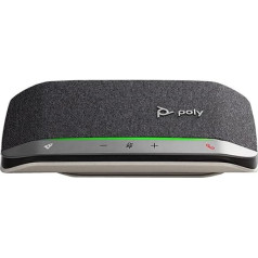 Poly - Sync 20 Bluetooth/USB-A Conference Speaker - Personal Portable Hands-Free Kit - Noise & Echo Cancelling - Connect to Mobile Phones or Computers - Teams, Zoom