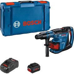 Bosch Professional 18V sistēma BITURBO Akku Bohrhammer GBH 18V-40 C (inkl. 2x Akku ProCORE 5.5.Ah, Schnellladegerät GAL 1880 CV, Maschinentuch, Fetttube, Zusatzhandgriff, 1x XL-BOXX)