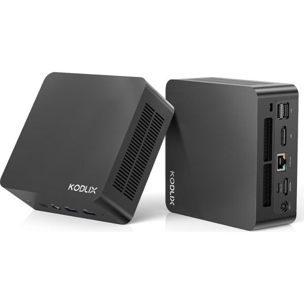 MINIS FORUM GD50 Mini PC, Core i5-12450H, 32GB RAM, 512GB SSD, 8C/12T galddators, HDMI/USB C/DP, 2.5G RJ45 LAN, 5 USB porti, Wi-Fi 6E un BT5.2