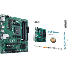 ASUS PRO B550M-C/CSM Business pamatplate Socket AM4 (AMD B550, Ryzen AM4, Micro-ATX, 2x M.2, PCIe 4.0, 1Gbit/s Ethernet, USB 3.2 Gen 2 Type C)