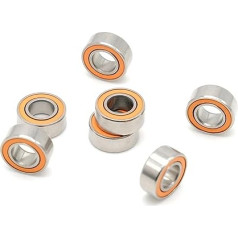 1 Stück SMR105 2RS 5 x 10 x 4 mm LD Edelstahl-Hybrid-Keramik-Kugellager orange versiegelt