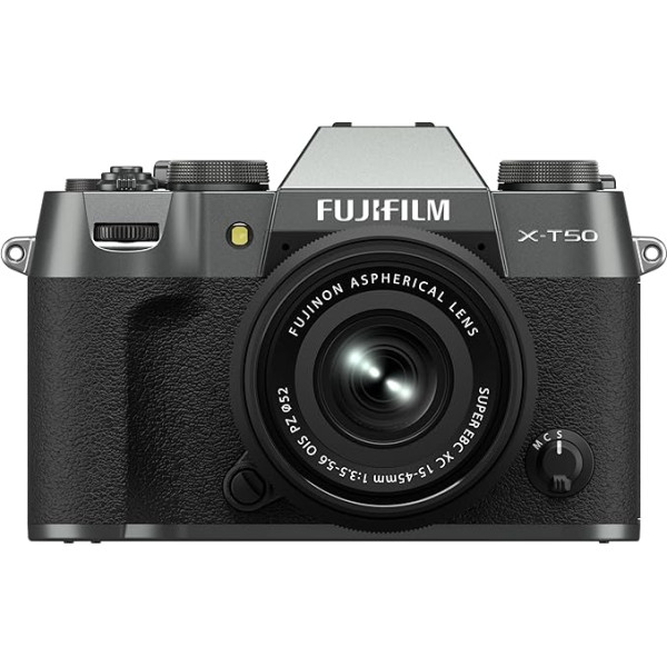 FUJIFILM X-T50 antracīts / 15-45 mm komplekts