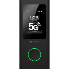 GlocalMe Numen Air 5G mobilais WiFi maršrutētājs, nav nepieciešama SIM karte, 5G LTE maršrutētājs atbalsta 16 ierīces vienlaicīgi, Dual 2,4 un 5,0 GHz, 5400 mAh, pārklājums vairāk nekā 200 valstīs, ceļojumu WiFi Hotspot