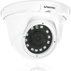 Evtevision 1080P HD video novērošanas kamera 4-in-1 TVI/CVI/AHD/CVBS 960H CCTV Dome kamera ar 2,8 mm diametru, 20M IR starta gaismu, IP66 Metallgehäuse