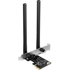 Mercusys TP-Link MA30E PCIe adapteris Dual Band WLAN AC1200Mbps, Bluetooth 5.0, divas augstas veiktspējas antenas, MU-MIMO, WPA3, Windows 11/10