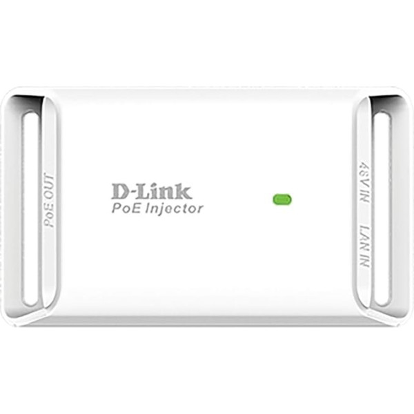 D-Link DPE-101GI Gigabit PoE inžektors (1 ports, darbina PoE ierīces ar esošo tīkla kabeli, viegla uzstādīšana)