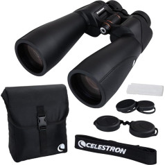 Celestron 72034 SkyMaster Pro ED 15x70 Астрономический бинокль с ED-стеклом и большой апертурой для дальних наблюдений, с полным XLT-покрытием, адаптером для ш